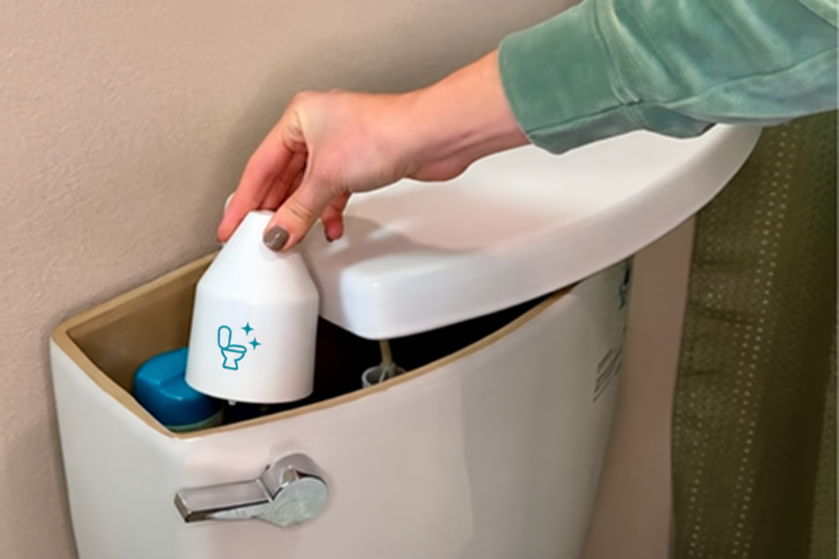 30-Day Mineral-Magnet Toilet Cleaner – Chemical-Free & Low-Maintenance