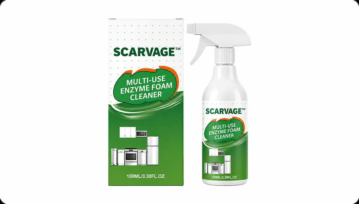 Multi-Use Enzyme Foam Cleaner for Grease, Grime & Odors