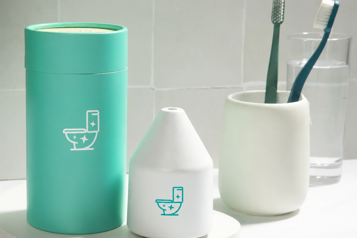 30-Day Mineral-Magnet Toilet Cleaner – Chemical-Free & Low-Maintenance