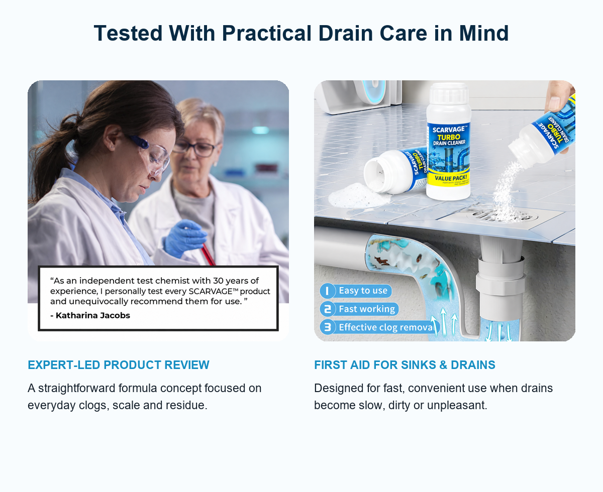 Turbo Drain Cleaner for Grease, Grime & Slow Drains