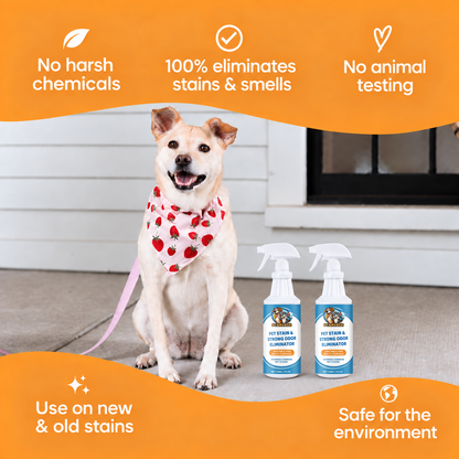 Pet Stain & Odor Eliminator for Carpets & Upholstery