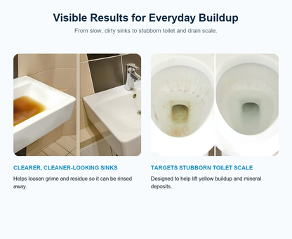 Turbo Drain Cleaner for Grease, Grime & Slow Drains