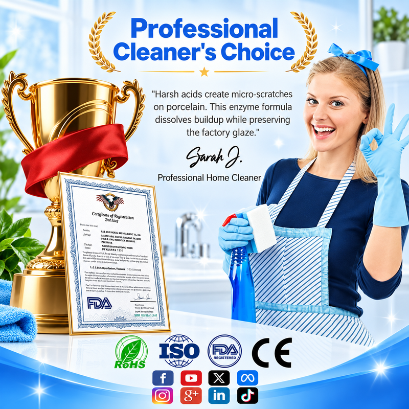 30-Day Toilet Cleaner & Deodorizer for Lasting Freshness