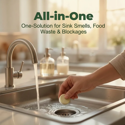 Deep-Clean Garbage Disposal Tablets for Odors & Buildup