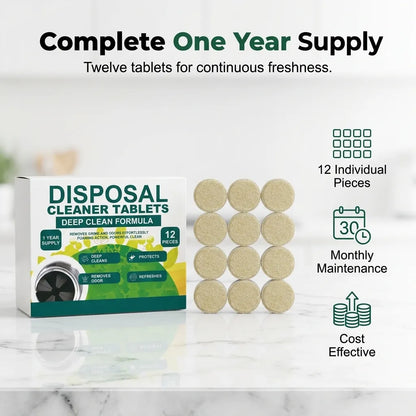 Deep-Clean Garbage Disposal Tablets for Odors & Buildup