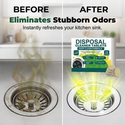Deep-Clean Garbage Disposal Tablets for Odors & Buildup