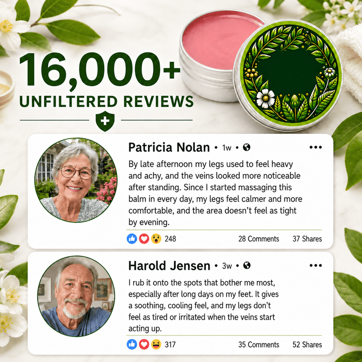 Botanical Comfort Balm — A Fresh Reset for Tired Legs