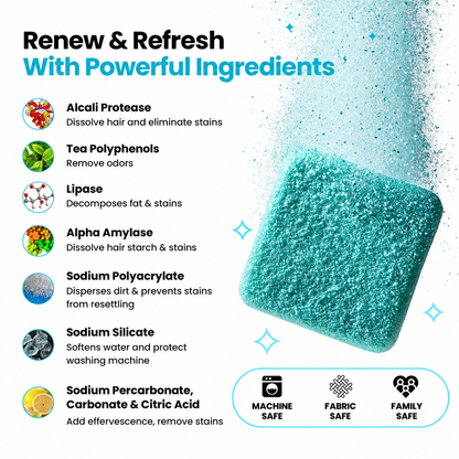 Deep-Clean Washing Machine Cleaner for Odors & Residue