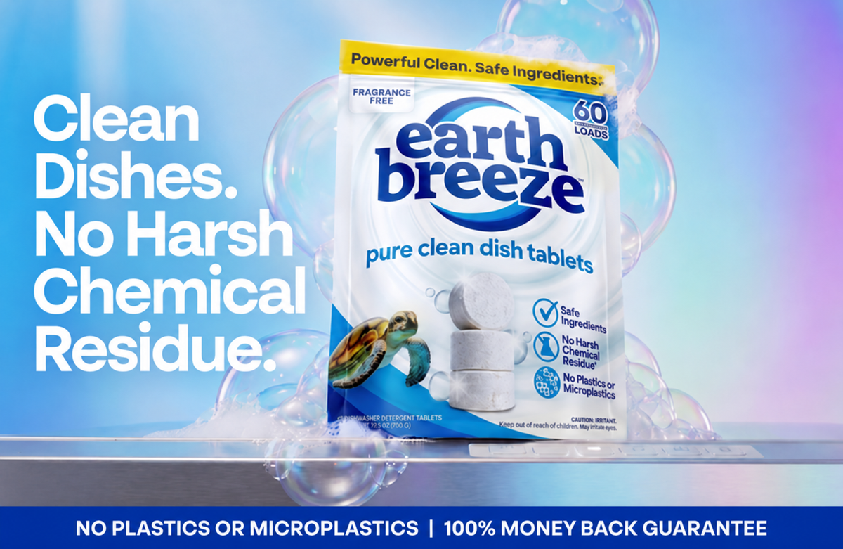 Powerful Dishwasher Tablets for Grease & Food Residue