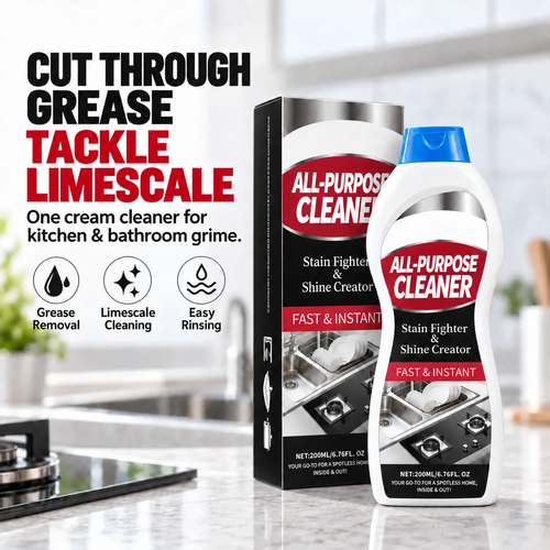 All-Purpose Cleaning Cream for Grease, Grime & Limescale — 200 mL