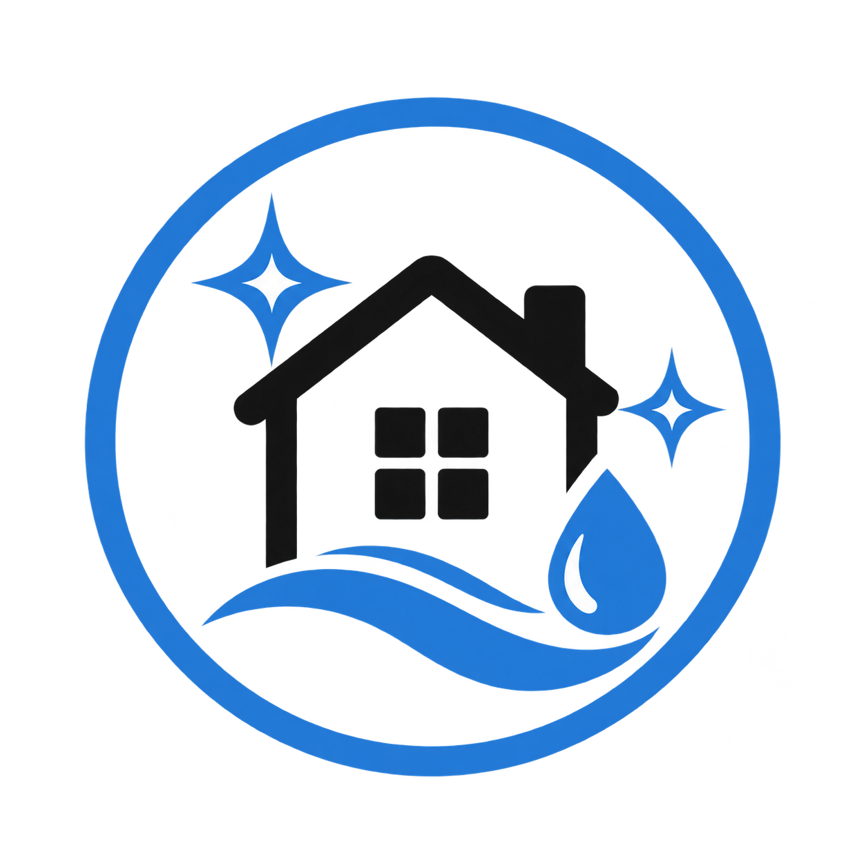 Clean home emblem