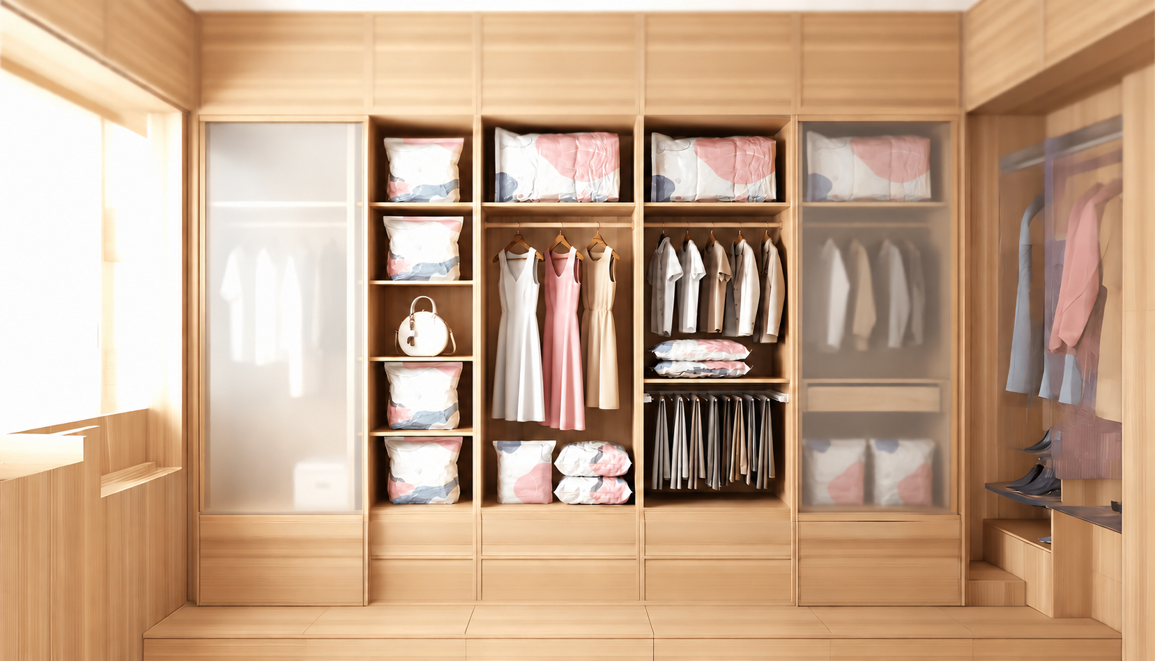 Storage bag capacity guide